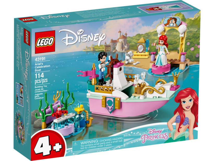 Image of LEGO Set 43191 Le bateau de mariage d’Ariel