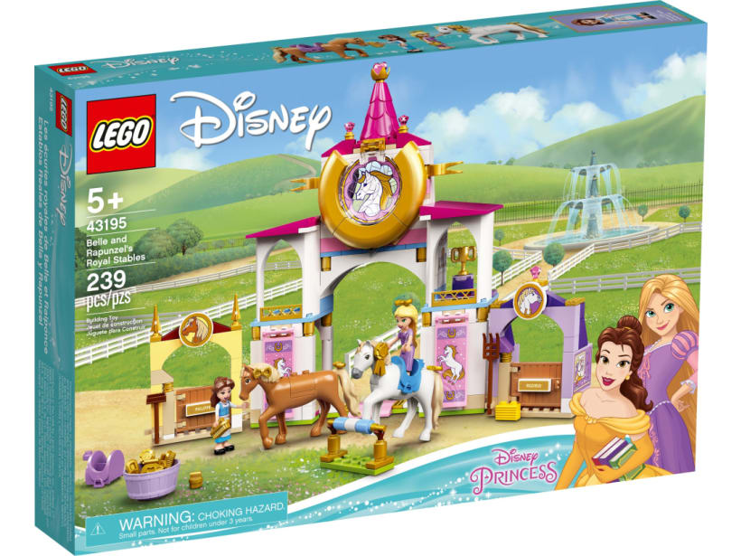 Image of LEGO Set 43195 Belles und Rapunzels königliche Ställe