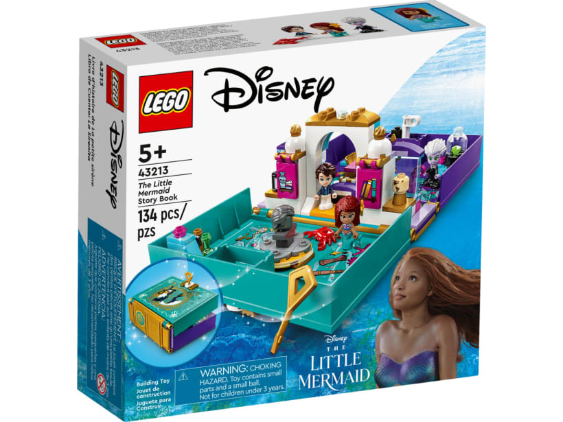 Image of LEGO Set 43213 Die kleine Meerjungfrau – Märchenbuch