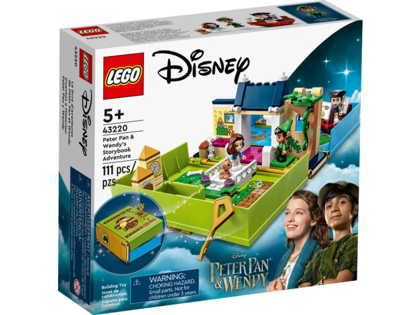 Image of LEGO Set 43220 Peter Pan & Wendy – Märchenbuch-Abenteuer