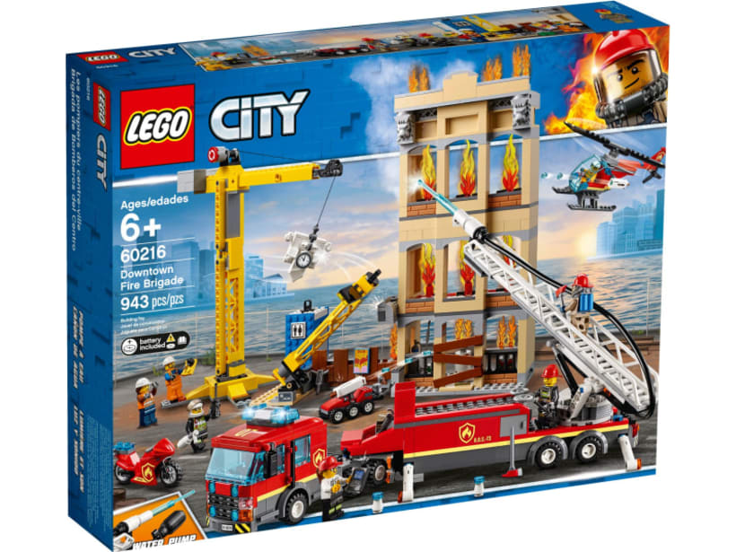Image of LEGO Set 60216 Downtown Fire Brigade