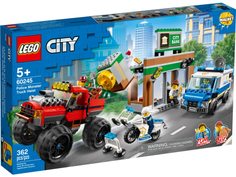 Image of LEGO Set 60245 Police Monster Truck Heist