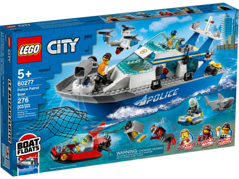 Image of LEGO Set 60277 Police Patrol Boat
