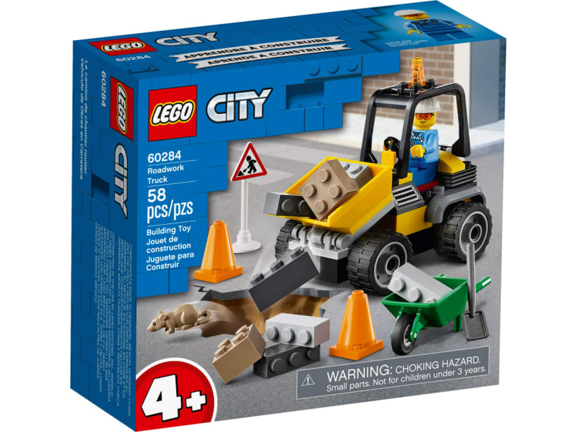 Image of LEGO Set 60284 Roadwork Truck