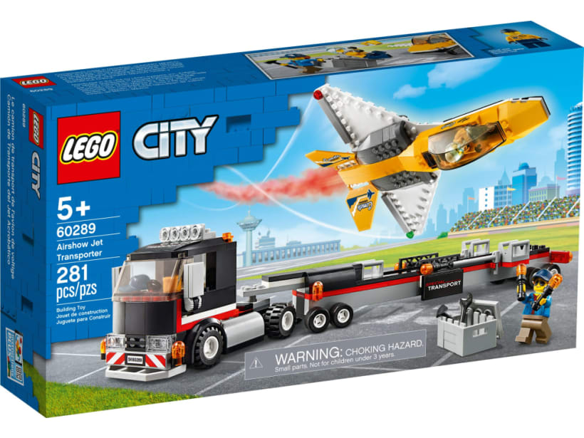 Image of LEGO Set 60289 Flugshow-Jet-Transporter