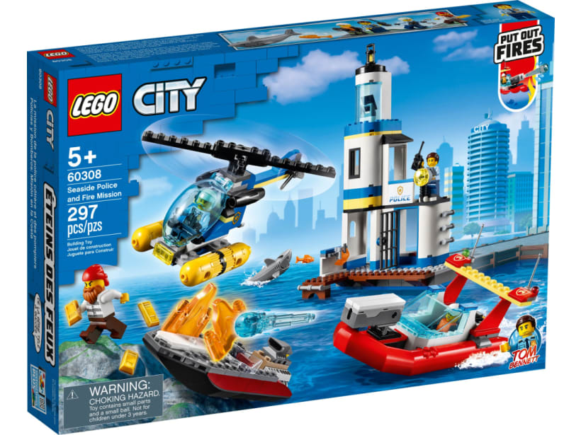 Image of LEGO Set 60308 Polizei und Feuerwehr im Küsteneinsatz