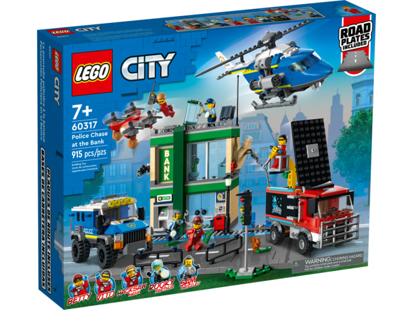 Image of LEGO Set 60317 Banküberfall mit Verfolgungsjagd