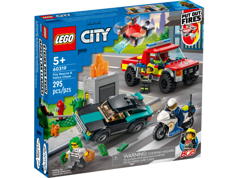 Image of LEGO Set 60319 Fire Rescue & Police Chase