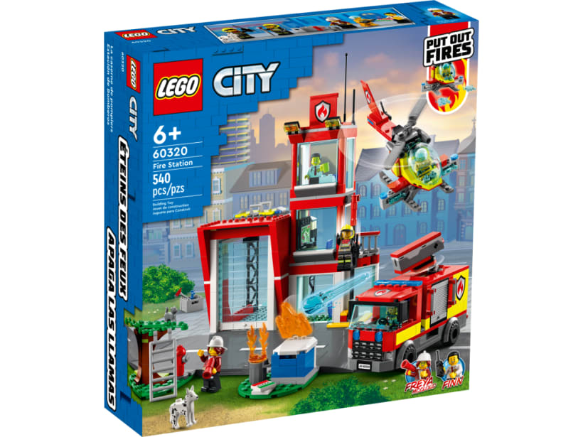Image of LEGO Set 60320 La caserne des pompiers