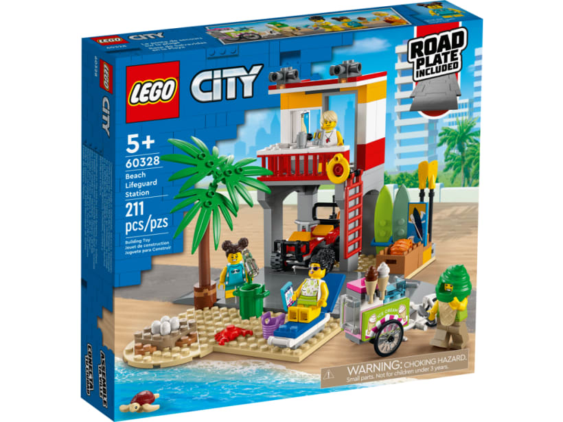Image of LEGO Set 60328 Le poste de secours sur la plage