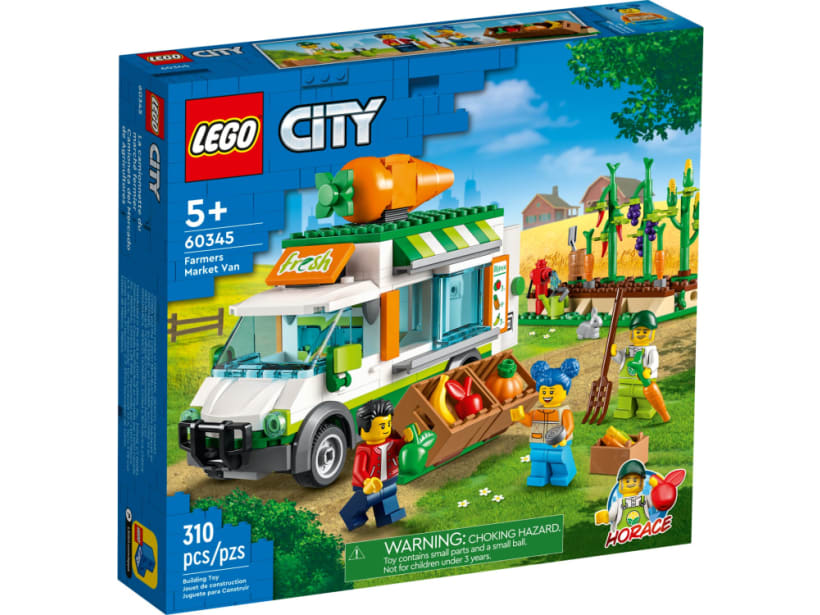 Image of LEGO Set 60345 Farmers Market Van