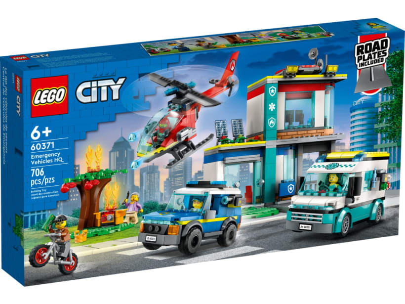 Image of LEGO Set 60371 Le QG des véhicules d’urgence