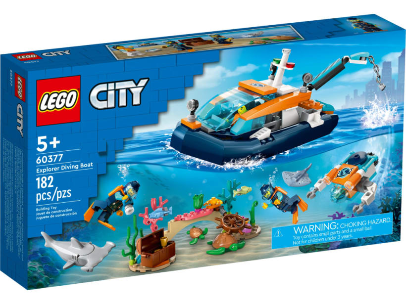 Image of LEGO Set 60377 Explorer Diving Boat