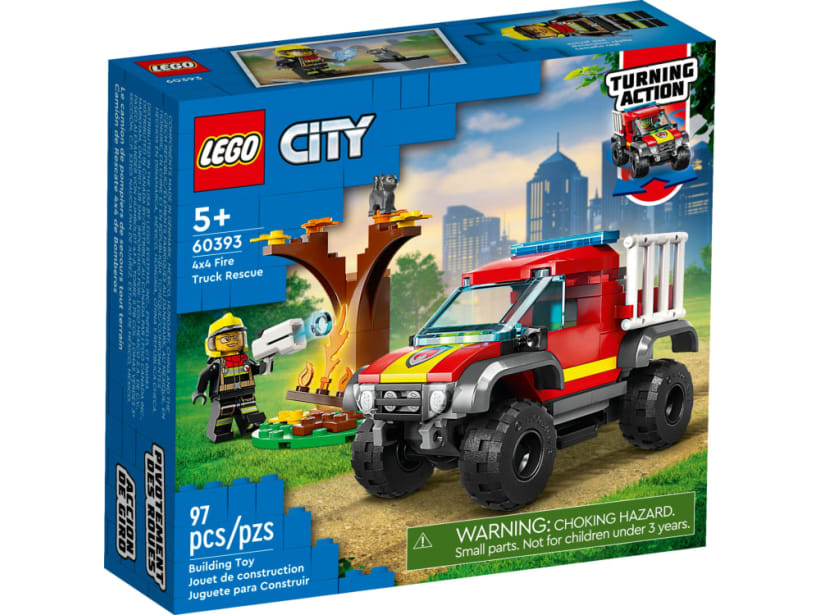 Image of LEGO Set 60393 Feuerwehr-Pickup