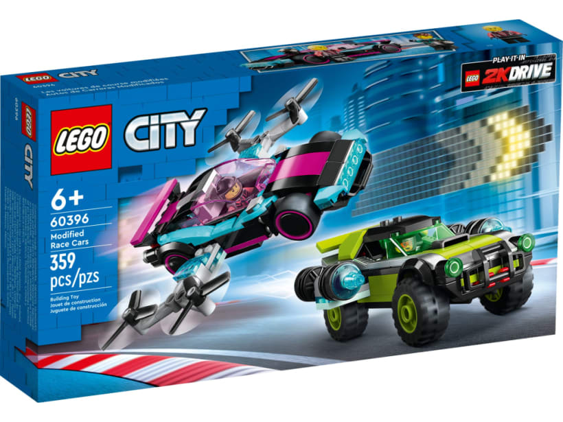 Image of LEGO Set 60396 Les voitures de course modifiées