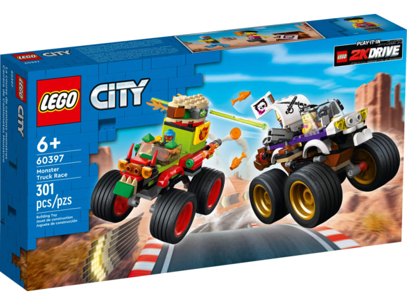 Image of LEGO Set 60397 La course de Monster Trucks