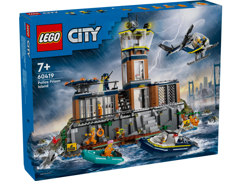 Image of LEGO Set 60419 Polizeistation auf der Gefängnisinsel