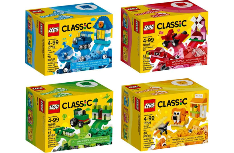 Image of 66554  Quad Pack (Blue/Red/Green/Orange Creativity Boxes)