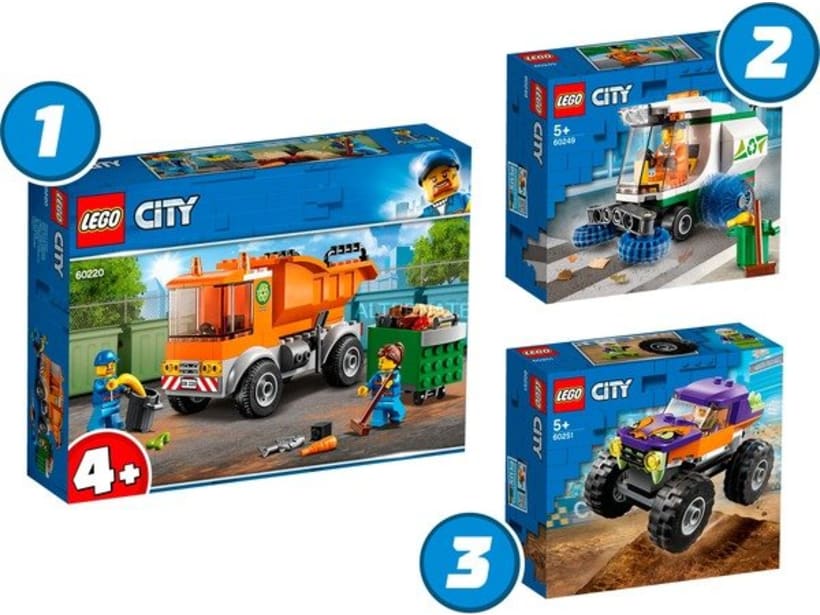 Image of LEGO Set 66686 66686 City Great Vehicle Pack (Multi-Pack)