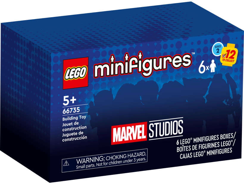 Image of 66735  LEGO® Minifigures Marvel Series 2 6 Pack