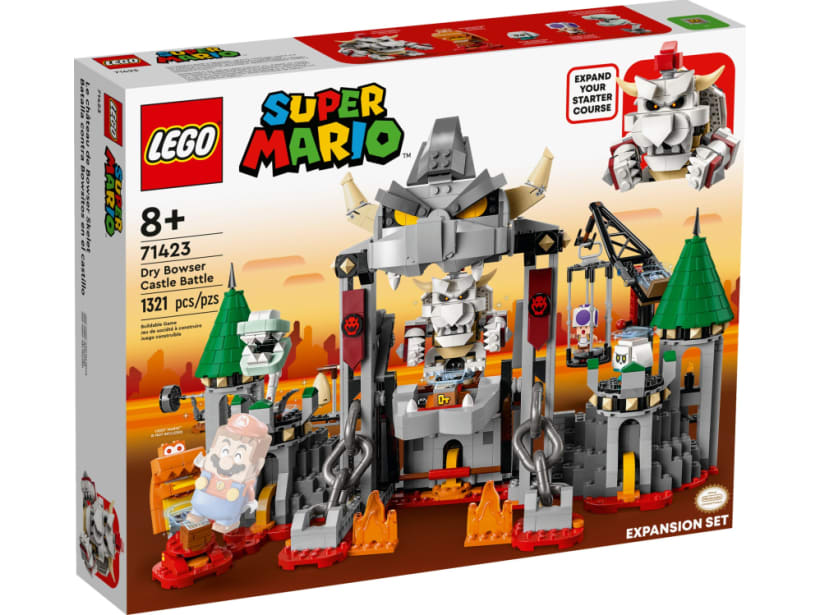 Image of LEGO Set 71423 Dry Bowser Castle Battle Expansion Set