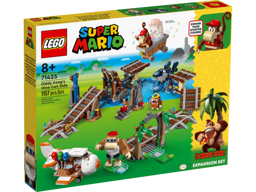 Image of LEGO Set 71425 Diddy Kong's Mine Cart Ride Expansion Set