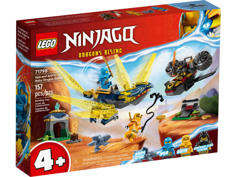 Image of LEGO Set 71798 Nya and Arin’s Baby Dragon Battle