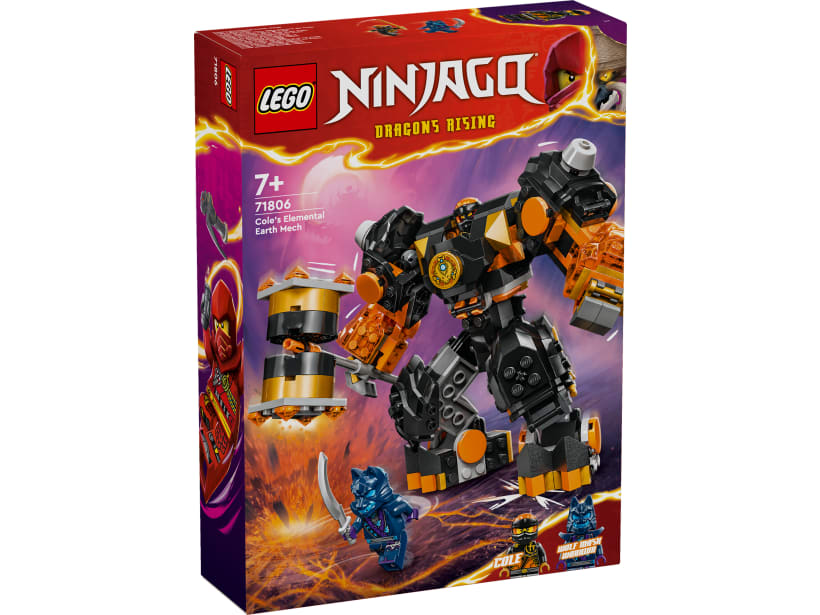 Image of LEGO Set 71806 Le robot élémentaire de la terre de Cole