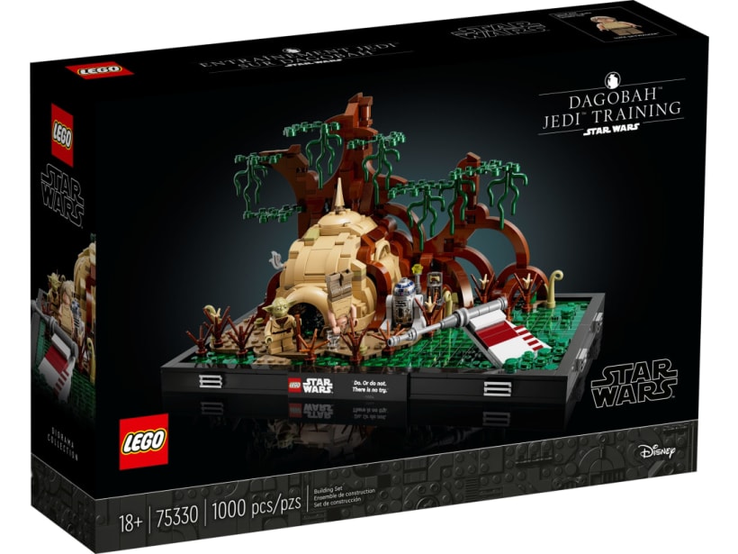 Image of LEGO Set 75330 Diorama de l’entraînement Jedi sur Dagobah™