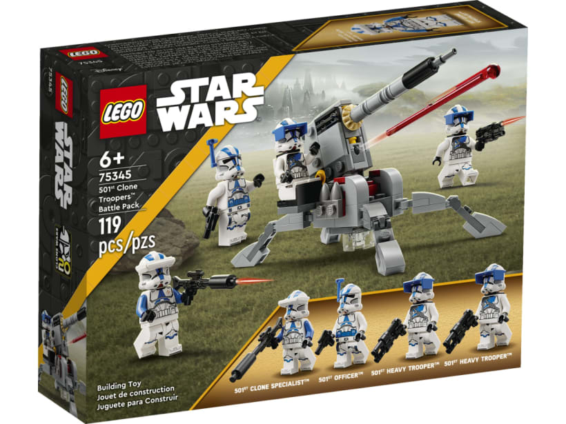 Image of LEGO Set 75345 Pack de combat des Clone Troopers™ de la 501ème légion