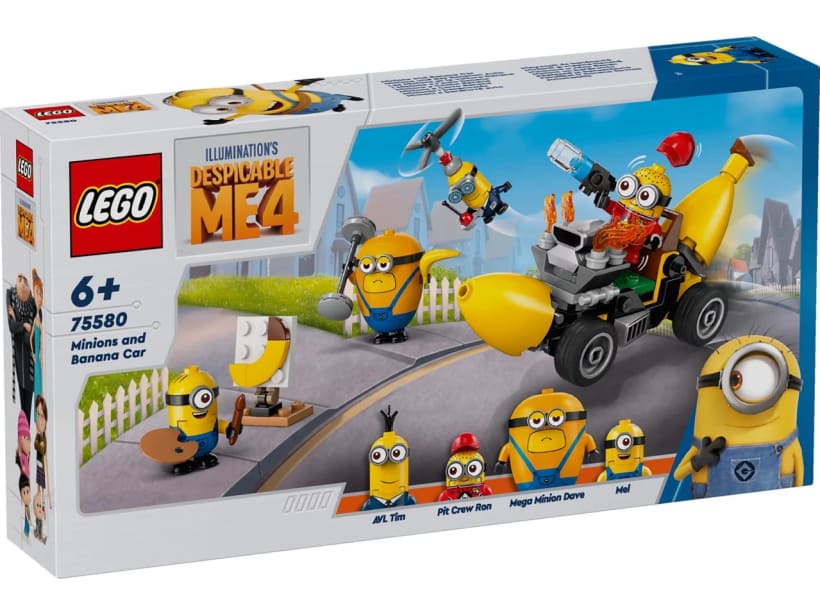 Image of LEGO Set 75580 Les Minions et la voiture-banane