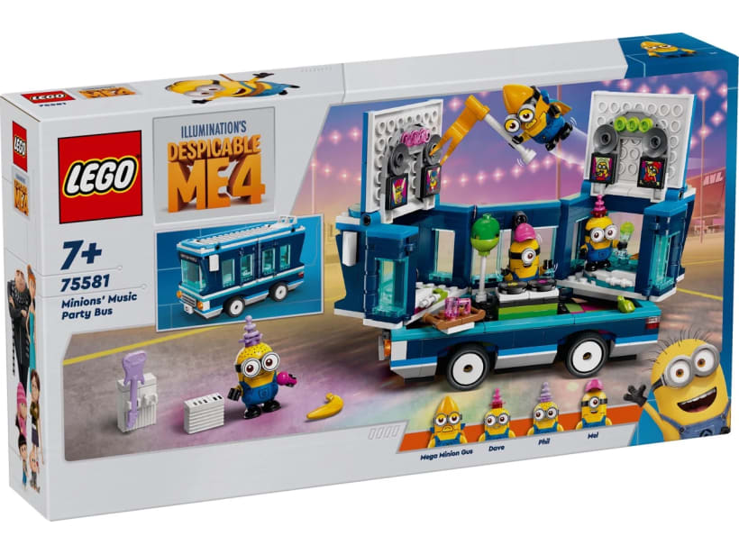 Image of LEGO Set 75581 Minions' Music Party Bus