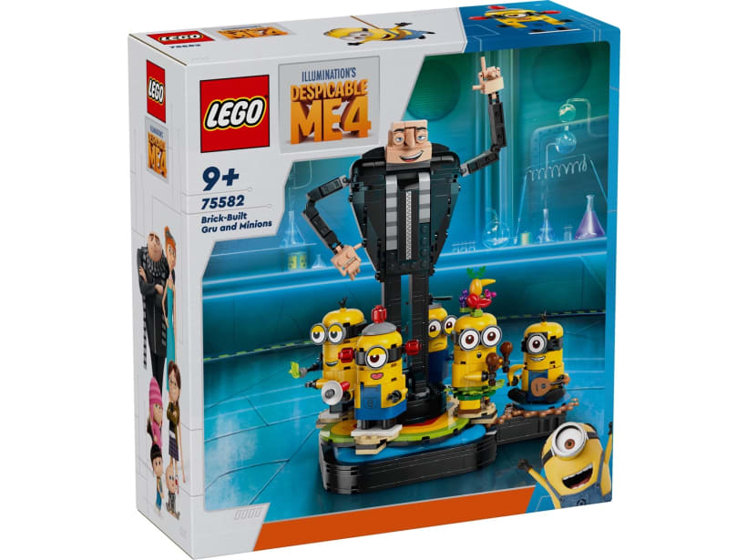 Image of LEGO Set 75582 Brick-Built Gru and Minions