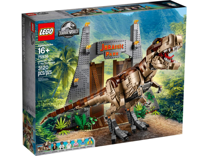 Image of LEGO Set 75936 Jurassic Park: T. Rex' Verwüstung
