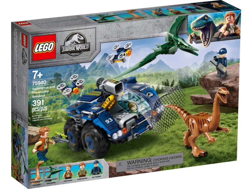 Image of LEGO Set 75940 Ausbruch von Gallimimus und Pteranodon