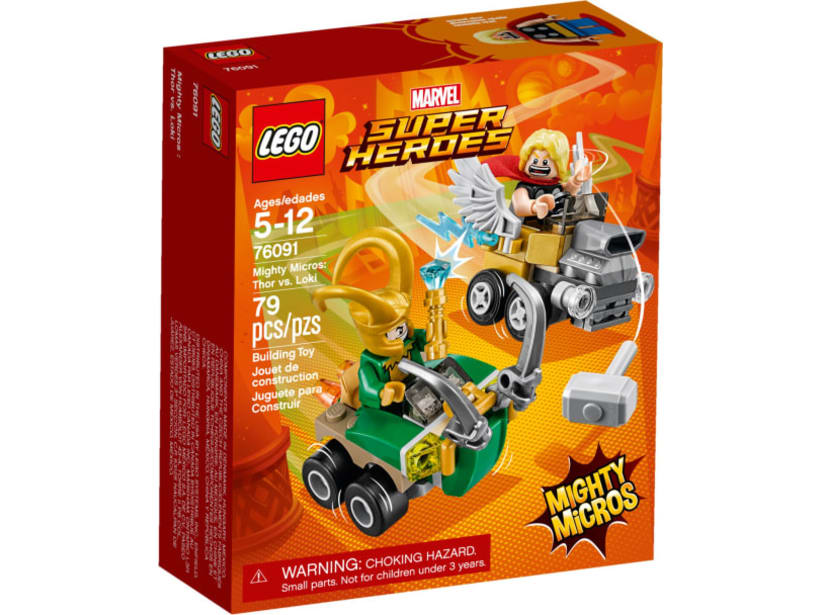Image of LEGO Set 76091 Mighty Micros: Thor vs. Loki
