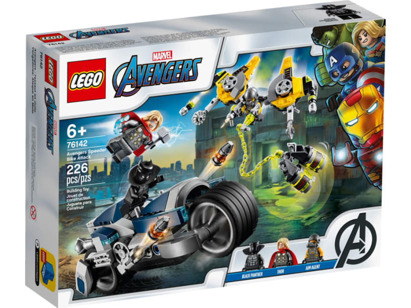 Image of LEGO Set 76142 Avengers Speeder Bike Attack