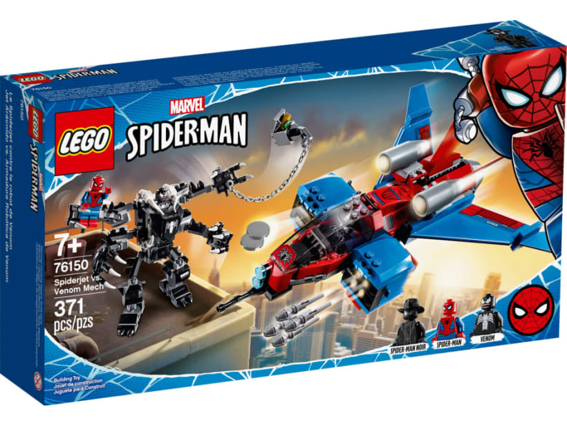 Image of LEGO Set 76150 Spiderjet vs. Venom Mech