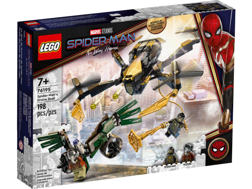 Image of LEGO Set 76195 Le drone de duel de Spider-Man