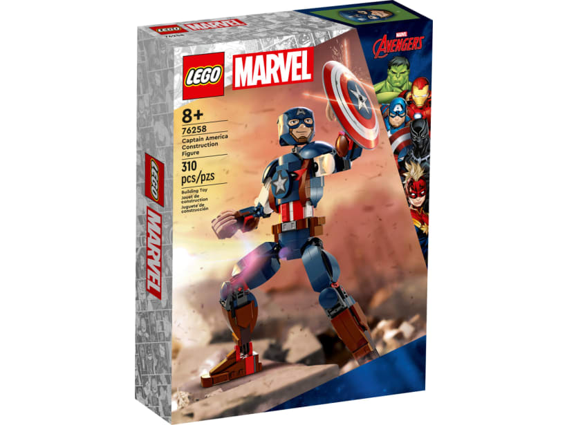 Image of LEGO Set 76258 La figurine de Captain America