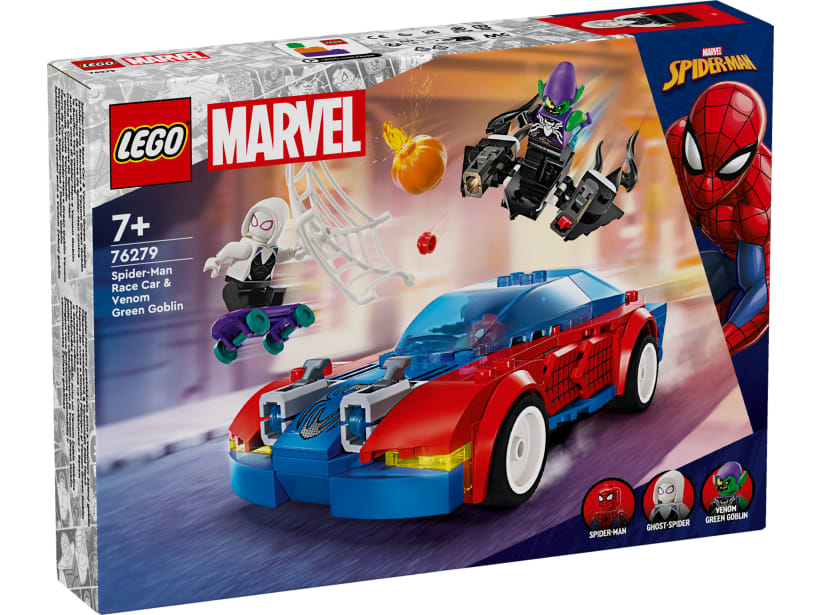 Image of LEGO Set 76279 Spider-Man Race Car & Venom Green Goblin