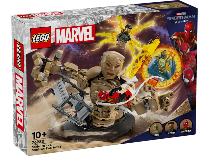 Image of LEGO Set 76280 Spider-Man vs. Sandman: Final Battle
