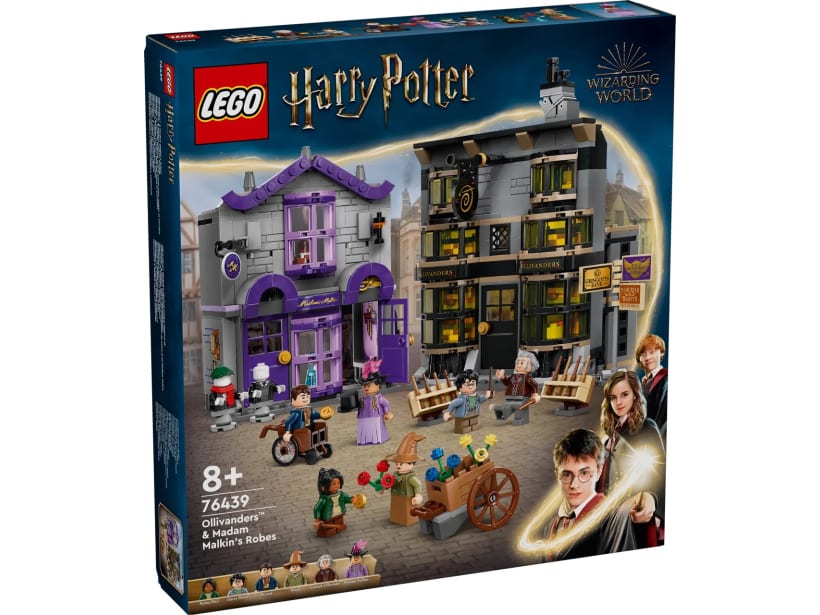 Image of LEGO Set 76439 Ollivander et Madame Guipure, prêt-à-porter pour mages et sorciers