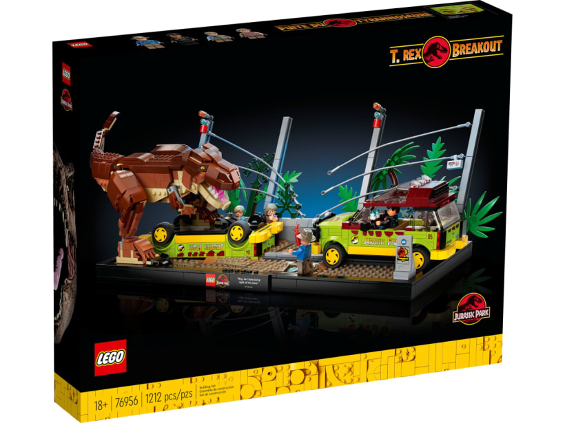 Image of LEGO Set 76956 LEGO Jurassic Park T. rex Breakout 76956 Building Kit