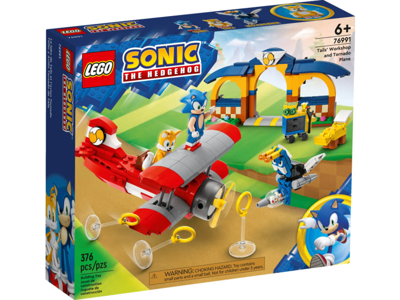 Image of LEGO Set 76991 Tails‘ Tornadoflieger mit Werkstatt