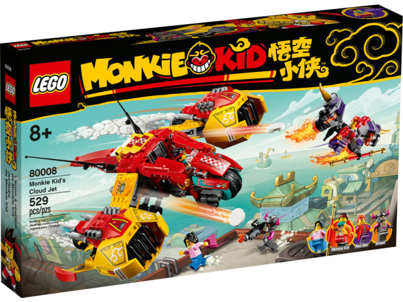 Image of LEGO Set 80008 L’avion de Monkie Kid
