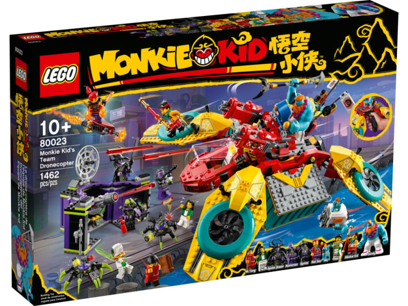 Image of LEGO Set 80023 Le drone-coptère de l’équipe de Monkie Kid