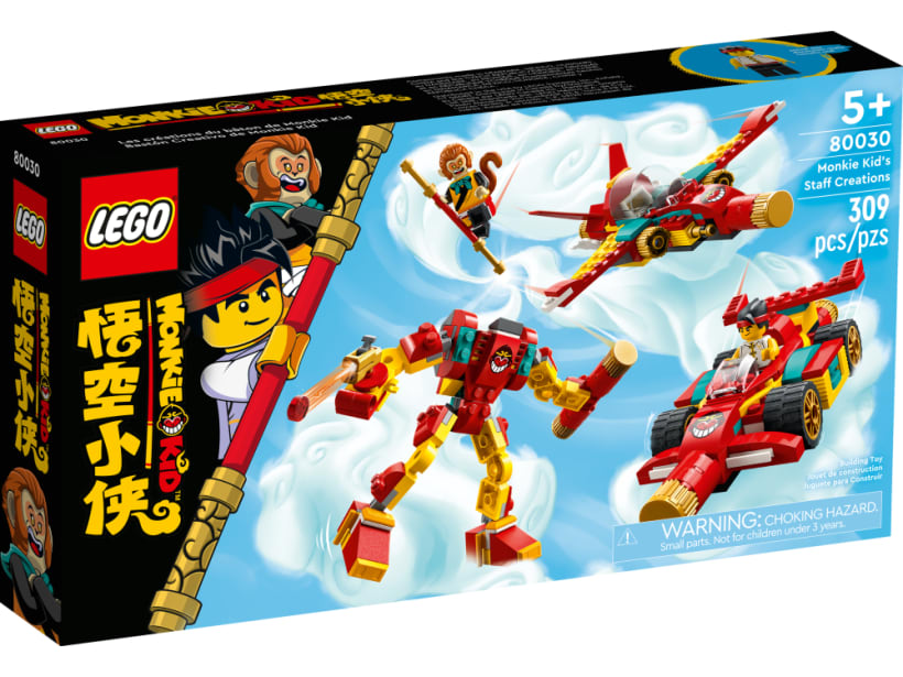 Image of LEGO Set 80030 Les créations du bâton de Monkie Kid