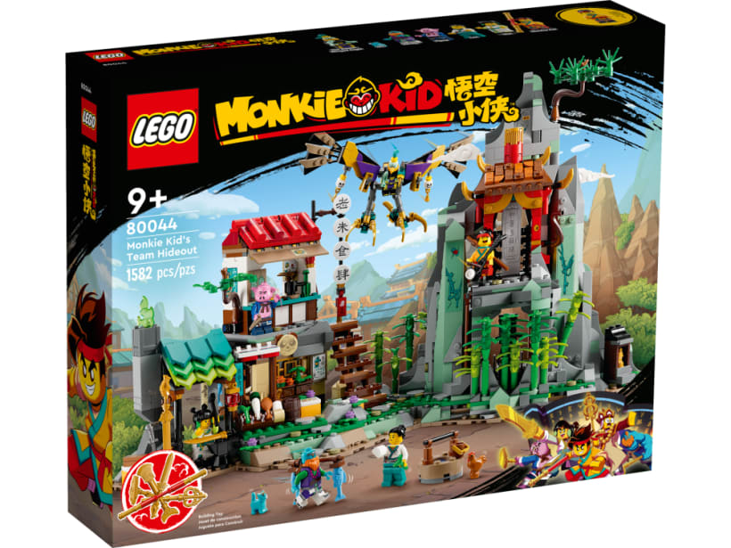 Image of LEGO Set 80044 Le repaire de l’équipe de Monkie Kid