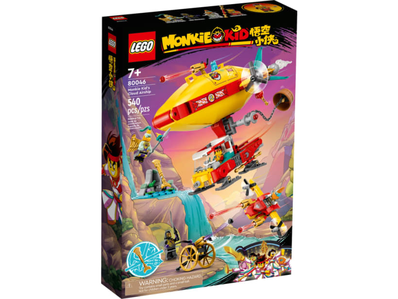 Image of LEGO Set 80046 Le dirigeable nuage de Monkie Kid